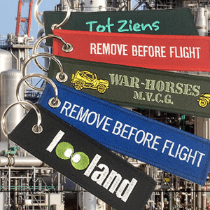 Remove before flight sleutelhanger